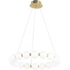 Lubinis šviestuvas Toolight Šviestuvas LED G025-CP Gold
