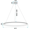 Lubinis šviestuvas Toolight Šviestuvas Led Lhj005-cp Gold