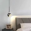 Lubinis šviestuvas Toolight Šviestuvas lubinis LED G087-1CP Juodas CHROME