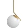 Lubinis šviestuvas Toolight Šviestuvas lubinis stiklo rutulys Baltas/Gold G106-1W Gold Baltas