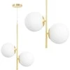 Lubinis šviestuvas Toolight Šviestuvas lubinis G118-2CP Gold