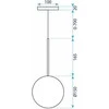 Lubinis šviestuvas Toolight Šviestuvas lubinis stiklo rutuliai 15cm APP1682-1CP