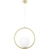 Lubinis šviestuvas Toolight Šviestuvas lubinis stiklo rutulys Baltas/Gold G109-1W Gold