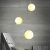 Lubinis šviestuvas Toolight Šviestuvas lubinis stiklo rutulys Baltas/Gold G106-1W Gold Baltas