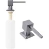 Rea. SKYSČIO DOZATORIUS "SQUARE" 330ml NIKELIO