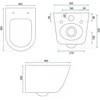 PAKABINAMAS KLOZETAS REA Carlo Mini Tornado Rimless Flat Pro