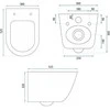 PAKABINAMAS KLOZETAS REA Eddy Tornado Rimless Flat N