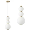 Pakabinamas šviestuvas Toolight LED pakabinamas lubinis šviestuvas LHJ113-3CP valytas auksas