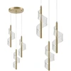 Pakabinamas šviestuvas Toolight PAKABINAMAS LUBINIS LED ŠVIESTUVAS G178-3CP GOLD