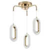 Pakabinamas šviestuvas Toolight PAKABINAMAS LUBINIS LED ŠVIESTUVAS G173-3CP GOLD