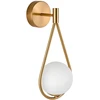 Pakabinamas šviestuvas Toolight Sieninė lempa G094-1W GOLD Baltas