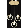 Pakabinamas šviestuvas Toolight šviestuvas LED LHJ093-3CP GOLD