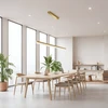 Pakabinamas šviestuvas Toolight Šviestuvas LED APP1697-CP 200 cm Gold