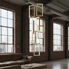 Pakabinamas šviestuvas Toolight šviestuvas LED LHJ090-7CP GOLD