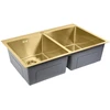 Plieninė kriauklė Joel BRUSH GOLD