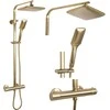Dušo maišytuvas Rea TOM BRUSHED GOLD Termostat