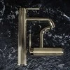 "Rea Argon Gold Bright Gold" aukštas praustuvo maišytuvas