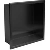 rea bathroom shelf 30x30 matte juodas
