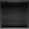 rea bathroom shelf 30x30 matte juodas