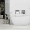 rea bathroom shelf 30x30 steel brush