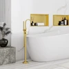 rea Bathroom Shelf 30x45 Gold