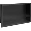 rea bathroom shelf 30x45 matte juodas