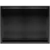 rea bathroom shelf 30x45 matte juodas