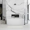 rea bathroom shelf 30x60 juodas matt