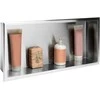 rea bathroom shelf 30x60 steel brush