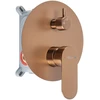 Rea Drop Copper juodas paslėptas dušo rinkinys + DĖŽUTĖ