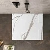 rea Dušo irklavimo baseinas Bazalt CARRARA Baltas 90x90