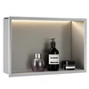 rea ĮMONTUOJAMA VONIOS LENTYNA LED 30x45 steel brush