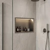 rea Įmontuojama Vonios Lentyna Led 30x45 Titan