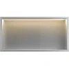 rea ĮMONTUOJAMA VONIOS LENTYNA LED 30x60 steel brush
