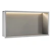 rea ĮMONTUOJAMA VONIOS LENTYNA LED 30x60 steel brush