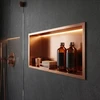rea Įmontuojama Vonios Lentyna Led 30x60 Copper