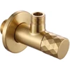 rea Kampinis Vožtuvas Diamond 03 1/2" X 3/8" Gold