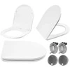 rea KLOZETO SĖDYNĖ UF DUROPLAST FLAT Baltas