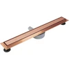 REA Neox pro Linear Drain Brushed Copper 90
