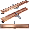 REA Neox pro Linear Drain Brushed Copper 70