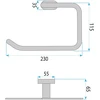 rea Pakabas Vonios Kambario Ring 110 Til Copper