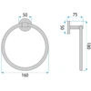 rea Pakabas Vonios Kambario Ring 5710 Galo Nickel