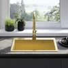 rea Plieninė kriauklė Liam BRUSH GOLD