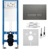 rea Potinkinis WC Rėmo Komplektas Slim 024N su HD Titan Mygtuku