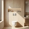 rea Potinkinis WC Rėmo Komplektas Slim 024N su T Steel Mygtuku