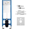 rea Potinkinis WC Rėmo Komplektas Slim 024N su HD Chrome Mygtuku