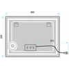 rea Veidrodis LED 80x60cm HAVEN