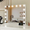 rea Veidrodis LED HOLLYWOOD Baltas