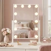 rea Veidrodis LED HOLLYWOOD Baltas 30x40