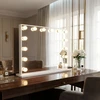rea Veidrodis LED HOLLYWOOD Baltas 80x60